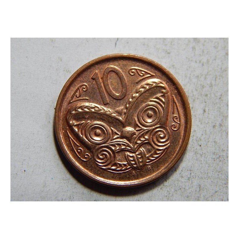 Nový Zealand 10 Cents 2015 UNC č36968 Nový Zealand 10 Cents 2015 UNC č36968