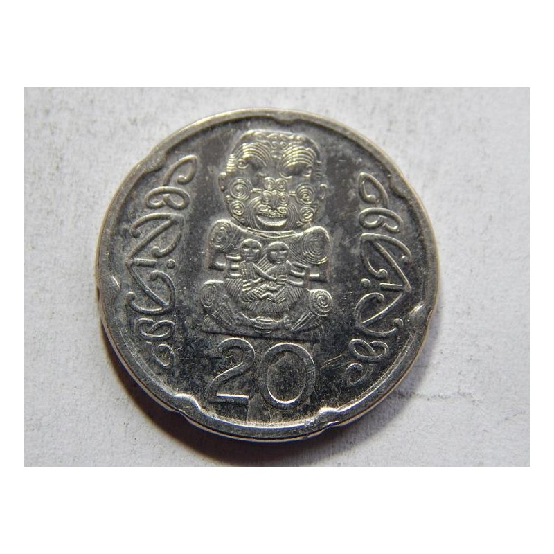 Nový Zealand 20 Cents 2014 UNC č28206 Nový Zealand 20 Cents 2014 UNC č28206