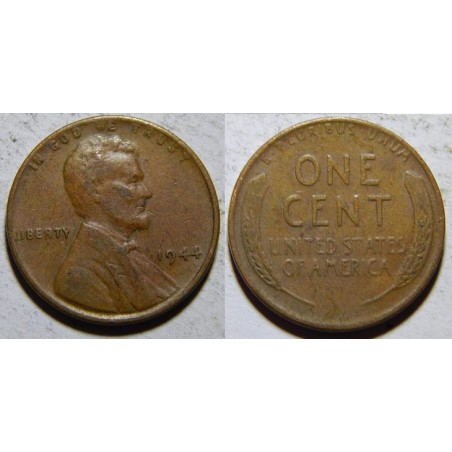 USA 1 Cent 1944 VF-XF č21681