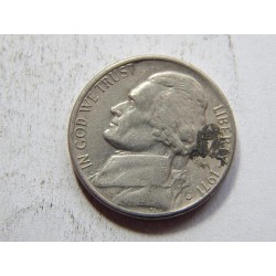 USA 5 Cents 1971 D XF č31425 