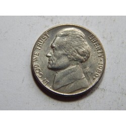 USA 5 Cents 1980 D XF č31205 