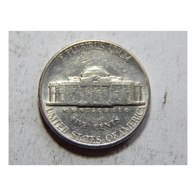 USA 5 Cents 1990 D VF č31450 USA 5 Cents 1990 D VF č31450