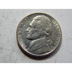 USA 5 Cents 1990 D VF č31450 