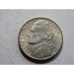 USA 5 Cents 2002 P VF č31261 