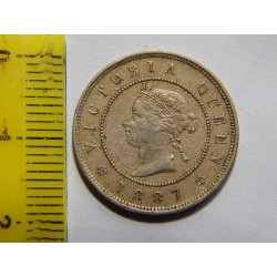 Jamajka 1 Farthing 1887 XF č37835