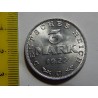 Německo Výmarsko 3 Mark 1922 J UNC  č37851