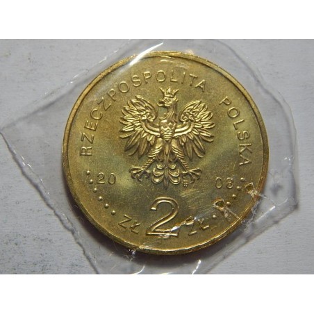 Polsko 2 Zlote 2008 90 výročí odzyskania BU č05076 