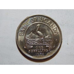 Uganda 1 Shilling 1976 XF-UNC č05034 