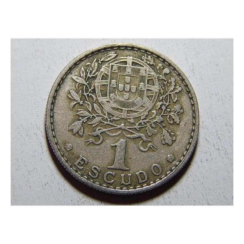 Portugalsko 1 Escudo 1959 XF č33272 Portugalsko 1 Escudo 1959 XF č33272