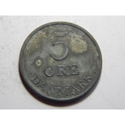 Dánsko 5 Øre 1957 CS VF č05190 