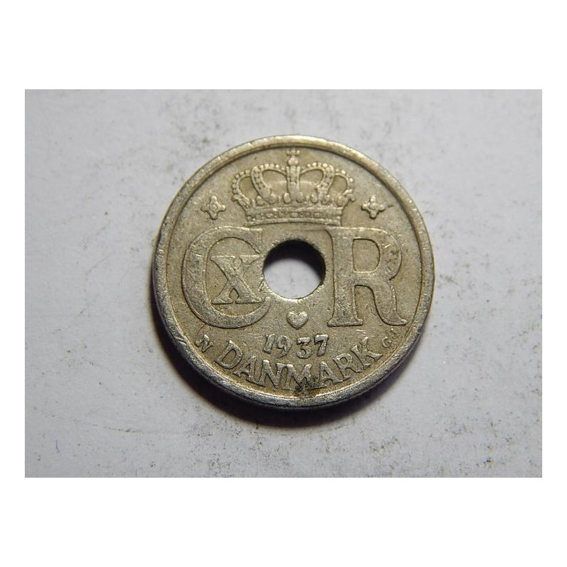 Dánsko 10 Øre 1937 N, GJ VF č05222 Dánsko 10 Øre 1937 N, GJ VF č05222