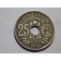 Francie 25 Centimes 1923 XF č05271 