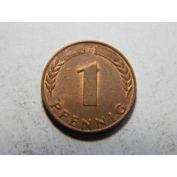 Německo BRD 1 Pfennig 1950 F XF č05235 