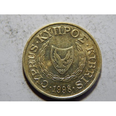 Kypr 5 Cents 1998 XF č05245 