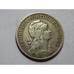 Portugalsko 1 Escudo 1928 XF č05264 
