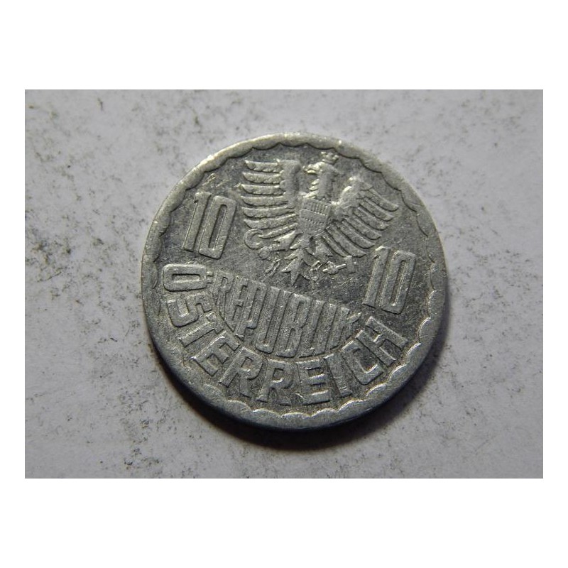 Rakousko 10 Groschen 1980 XF č05248 Rakousko 10 Groschen 1980 XF č05248