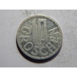 Rakousko 10 Groschen 1980 XF č05248 