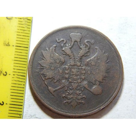 Rusko Císařství 3 Rubel 1859 EM VF č05135 