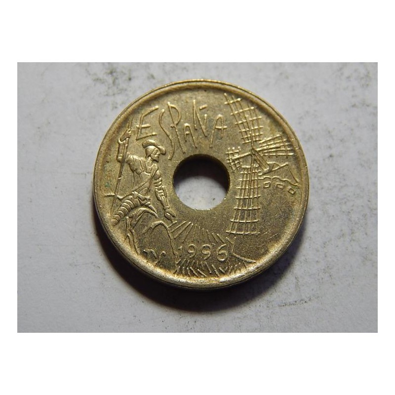 Španělsko 25 Pesetas 1996 XF č05241 Španělsko 25 Pesetas 1996 XF č05241