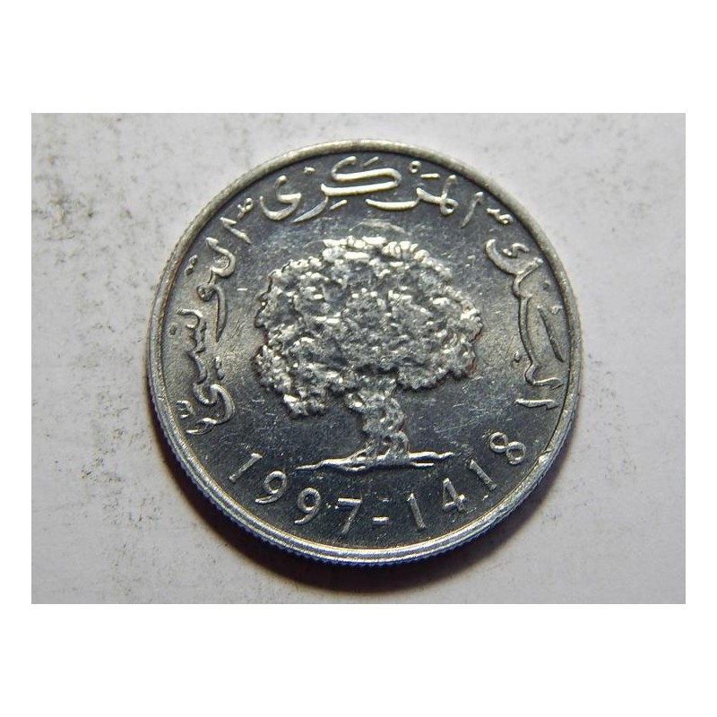 Tunisko 5 Millim 1997 XF č05227 Tunisko 5 Millim 1997 XF č05227