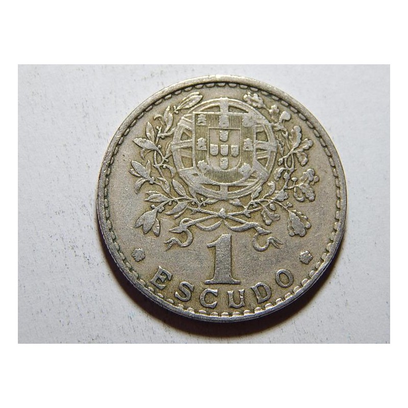 Portugalsko 1 Escudo 1958 VF-XF č33247 Portugalsko 1 Escudo 1958 VF-XF č33247