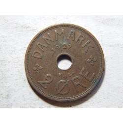 Dánsko 2 Øre 1927 HCN,GJ XF č05484 