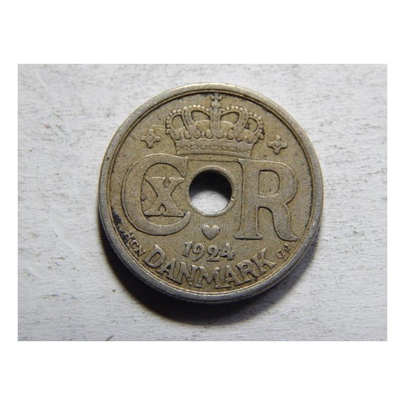 Dánsko 10 Øre 1924 HCN,GJ XF č05568 Dánsko 10 Øre 1924 HCN,GJ XF č05568
