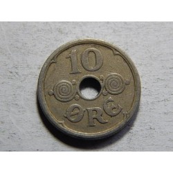 Dánsko 10 Øre 1924 HCN,GJ XF č05568 