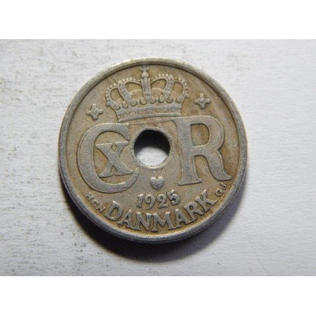 Dánsko 10 Øre 1925 HCN,GJ XF č05536 