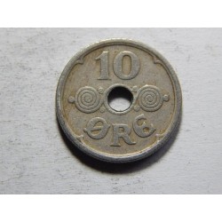 Dánsko 10 Øre 1925 HCN,GJ XF č05536 