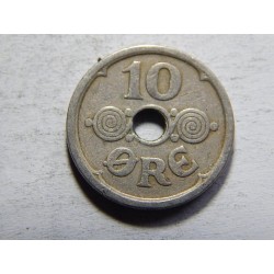 Dánsko 10 Øre 1925 HCN,GJ XF č05562 
