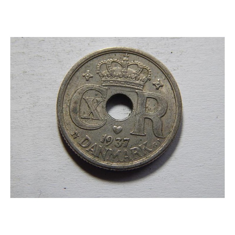 Dánsko 10 Øre 1937 N,GJ XF č05506 Dánsko 10 Øre 1937 N,GJ XF č05506