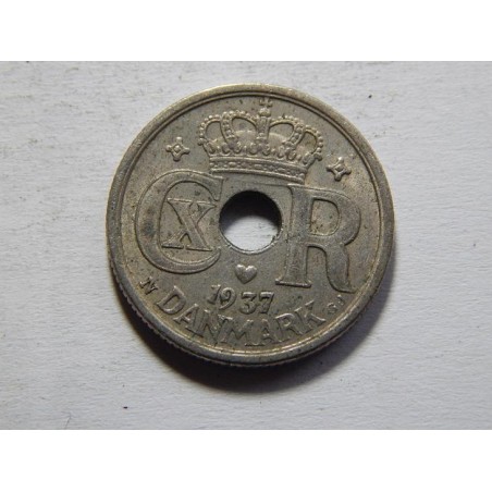 Dánsko 10 Øre 1937 N,GJ XF č05506 