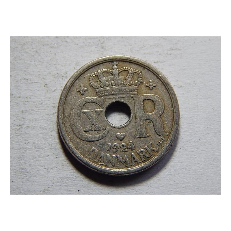 Dánsko 10 Øre 1924 HCN,GJ XF č05545 Dánsko 10 Øre 1924 HCN,GJ XF č05545