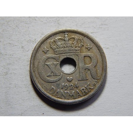 Dánsko 10 Øre 1924 HCN,GJ XF č05545
