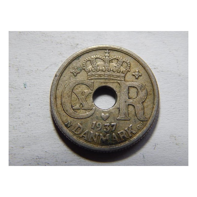 Dánsko 10 Øre 1937 N,GJ XF č05450 Dánsko 10 Øre 1937 N,GJ XF č05450