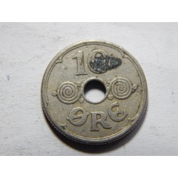 Dánsko 10 Øre 1937 N,GJ XF č05450 