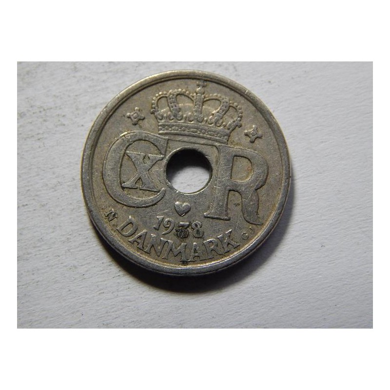 Dánsko 10 Øre 1938 N,GJ XF č05513 Dánsko 10 Øre 1938 N,GJ XF č05513