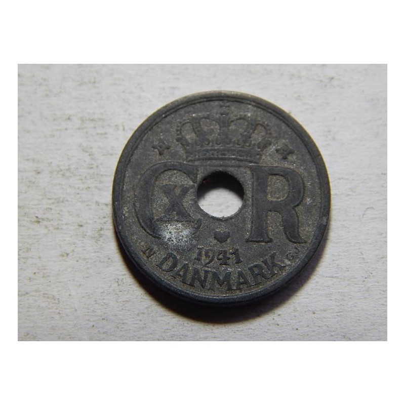 Dánsko 10 Øre 1941 N,GJ Zn XF č05466 Dánsko 10 Øre 1941 N,GJ Zn XF č05466