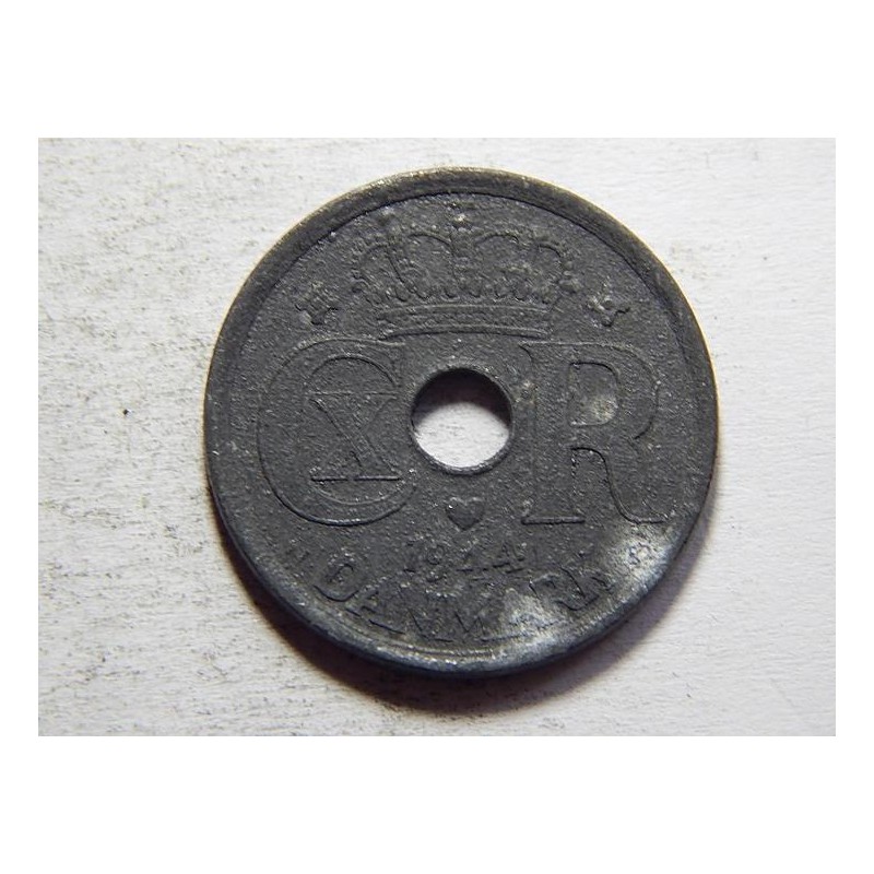 Dánsko 25 Øre 1944 N,GJ Zn VF č05588 Dánsko 25 Øre 1944 N,GJ Zn VF č05588