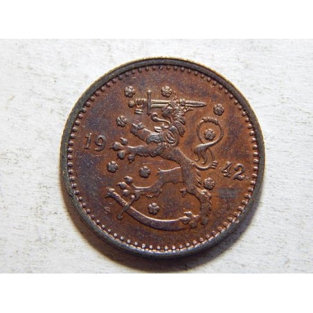 FInsko 1 Markka 1942 S XF č05414 