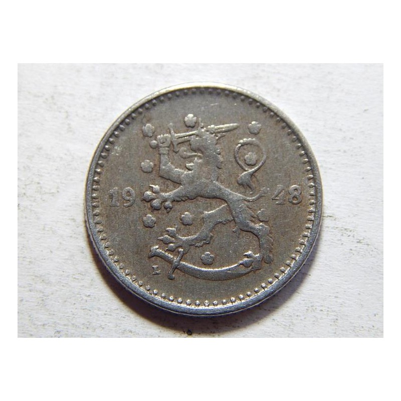 FInsko 1 Markka 1948 L XF č05411 FInsko 1 Markka 1948 L XF č05411