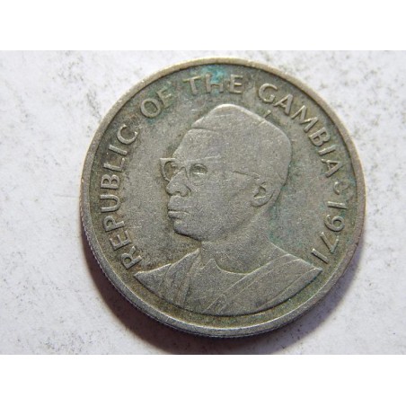 Gambia 25 Bututs 1971 XF č05299 