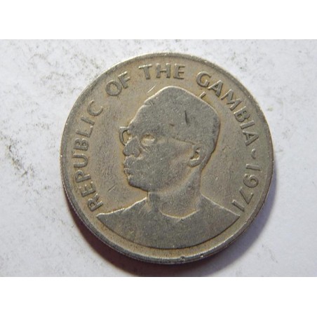 Gambia 50 Bututs 1971 VF č05292 