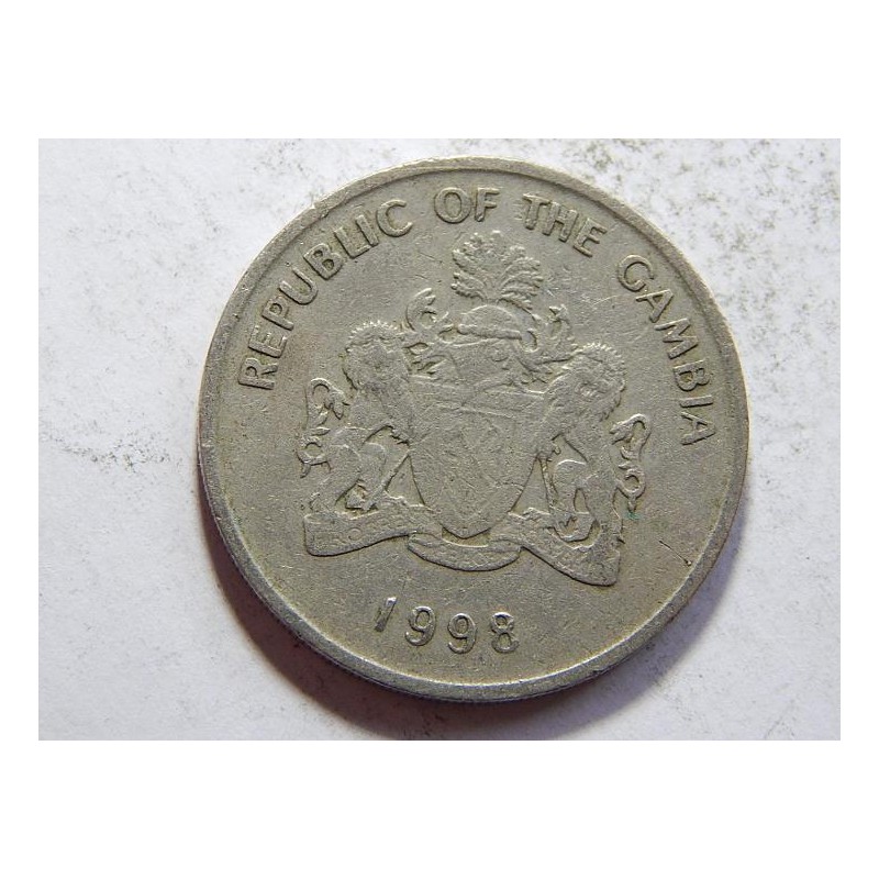 Gambia 50 Bututs 1998 VF-XF č05294 Gambia 50 Bututs 1998 VF-XF č05294