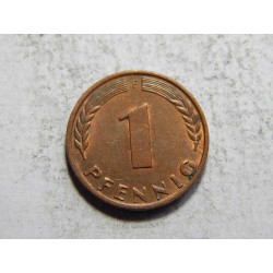 Německo BRD 1 Pfennig 1950 F XF č05768   