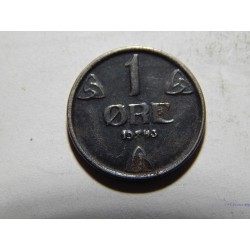Norsko 1 Øre 1943 XF č05319 