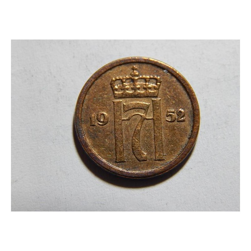 Norsko 1 Øre 1952 XF č05362 Norsko 1 Øre 1952 XF č05362