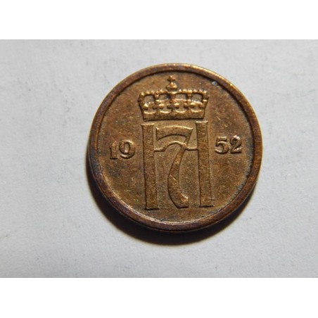 Norsko 1 Øre 1952 XF č05362 