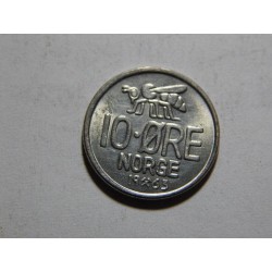 Norsko 10 Øre 1963 UNC č05374 